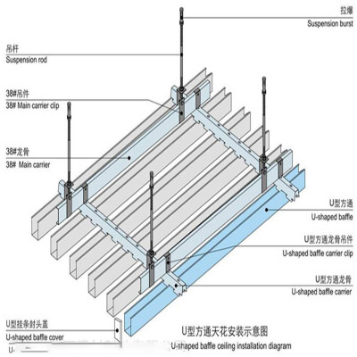 U型铝方通